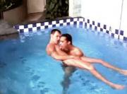 Horny twinks fucking and sucking off their cocks in a wild threesome.
